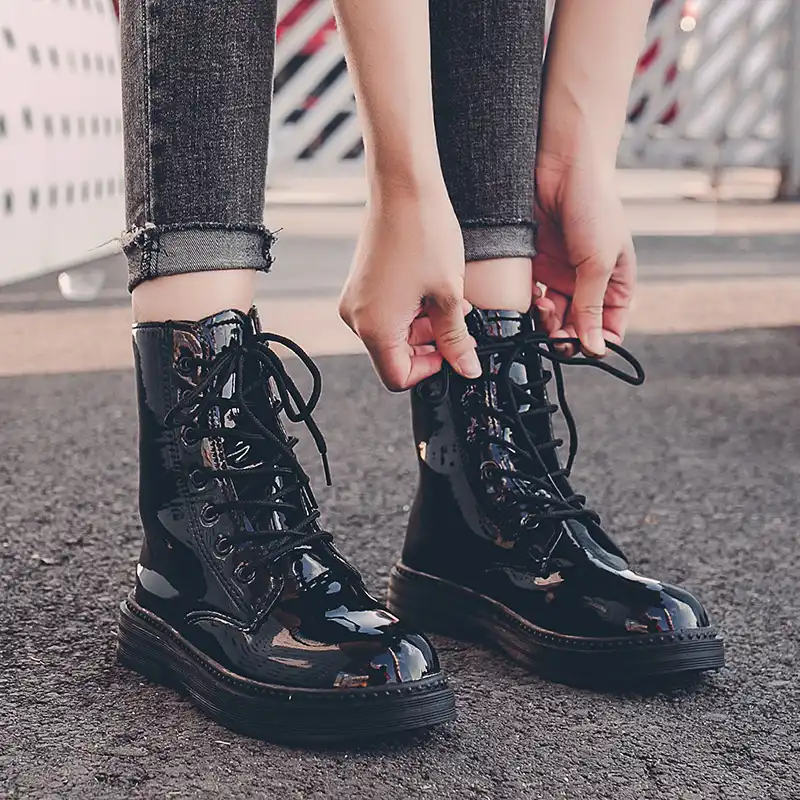 Botines Negro Mujer Con Cordones Online Shop, UP TO 60% OFF |  www.bravoplaya.com