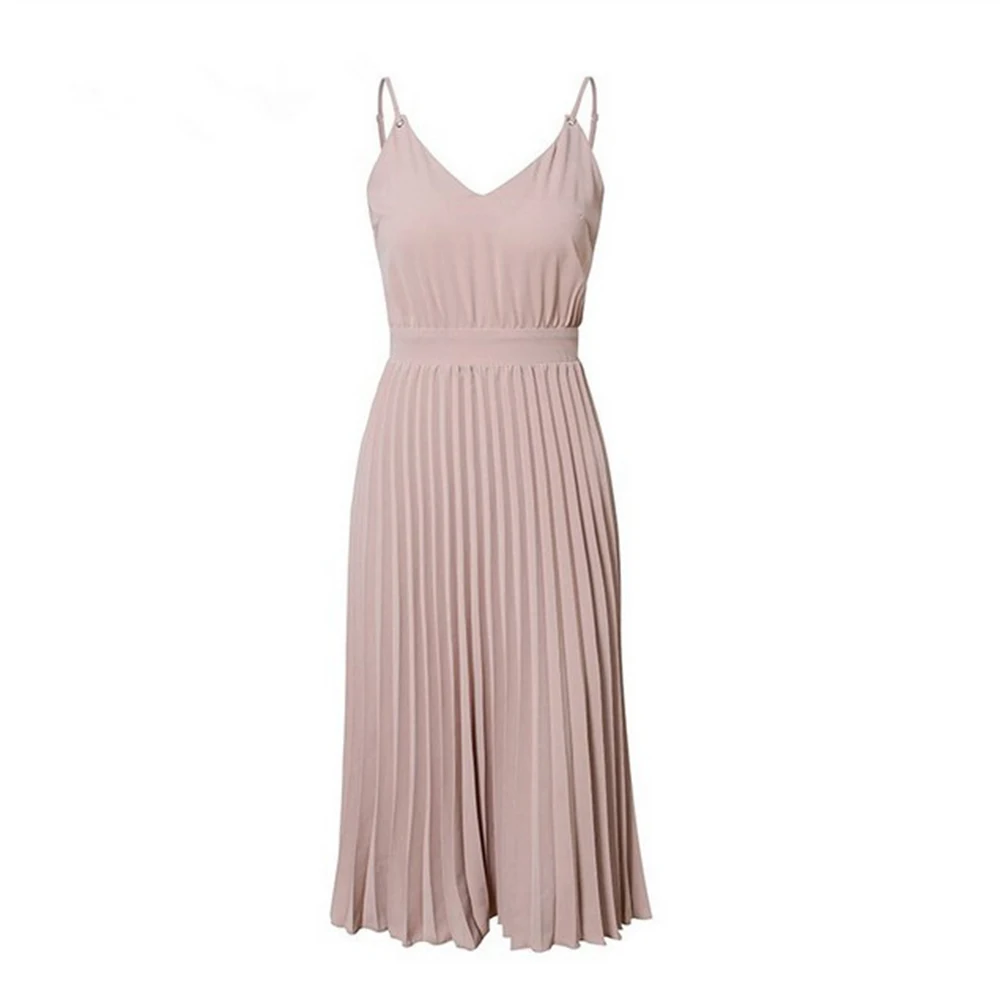 pleated sundress