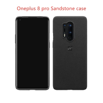 

Original OnePlus 8 pro case Karbon Carbon Sandstone Nylon Bumper Case Back Cover Shell with sealed box