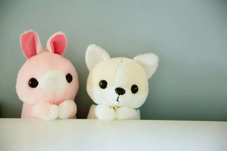 Горячие продажи, Stance Corgi, чихуахуа, розовый кролик, плюшевые игрушки-обработка, настраиваемый логотип, рекрут агентов