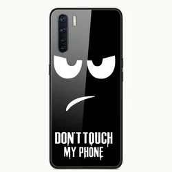 Premium Tempered Glass Hard Back Case - Elegant Protection for Reno 3 Pro (Picture 1)