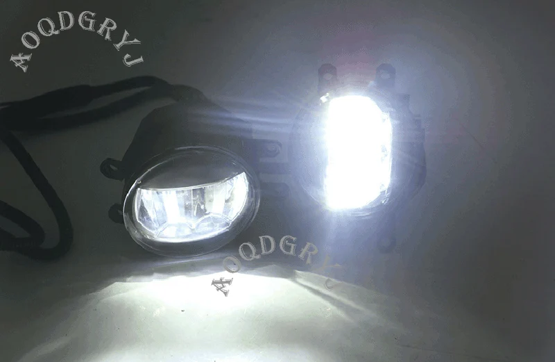 Автомобильный Стайлинг для Toyota Land Cruiser Prado 150- передний бампер DRL противотуманный комплект для преобразования света