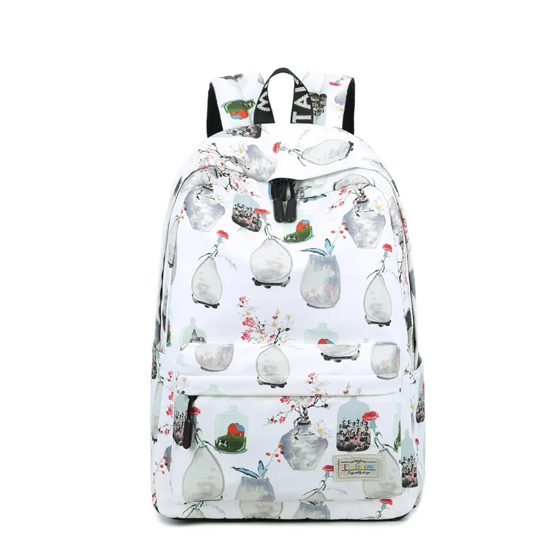 New Waterproof Composite Backpack Student Bag Women Leisure Printed Backpack