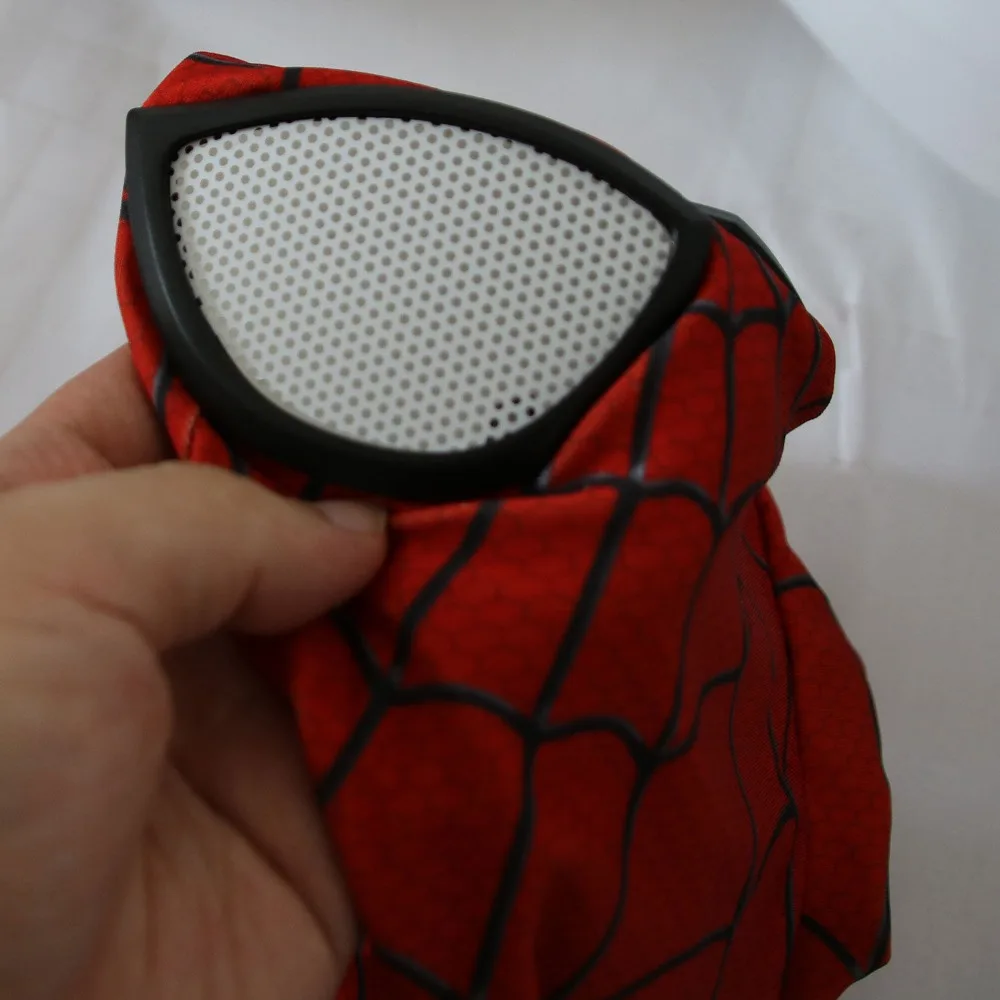 3D маска Человека-паука для взрослых, Spider-man линзы, маскарадные костюмы, маски на Хэллоуин