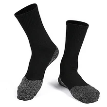 Black Aluminized Fiber Skiing Insulation 35 Degree Below Long Winter Warm Socks Sports Outdoor