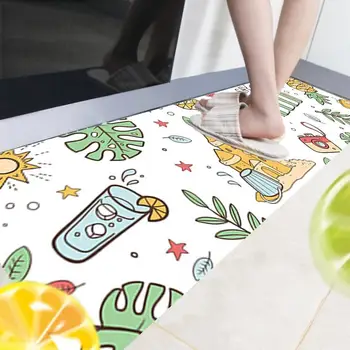 

Floor Mat Multi Size Bedroom Skid Resistant Anti-Fatigue Mattress Kitchen Mat Leatherwear Home Dining Room Decoration Sofa