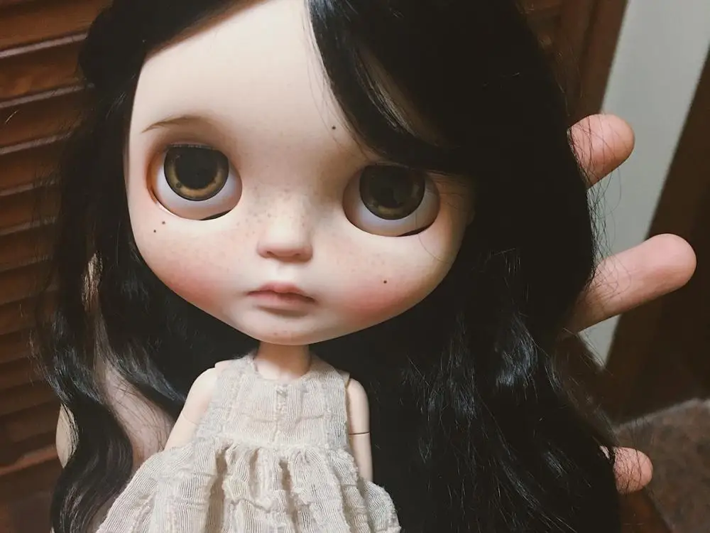 Neo Blyth кукла NBL индивидуальные блестящие лица черные волосы жизни стиль 1/6 BJD мяч