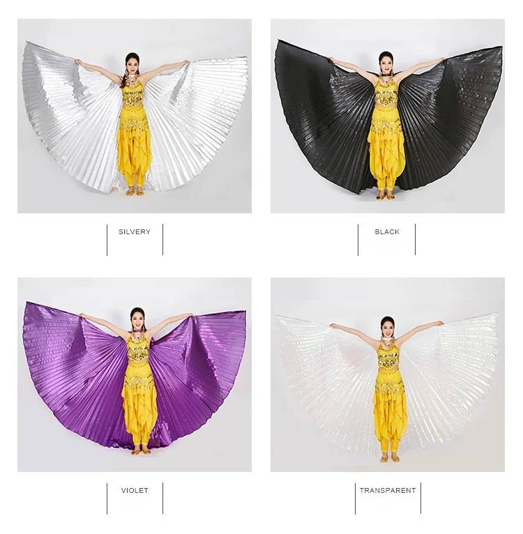 Танец живота Isis Крылья Восточный Египет египетские крылья костюм с палочками принадлежности для танца живота Болливуд взрослых женщин золотые крылья