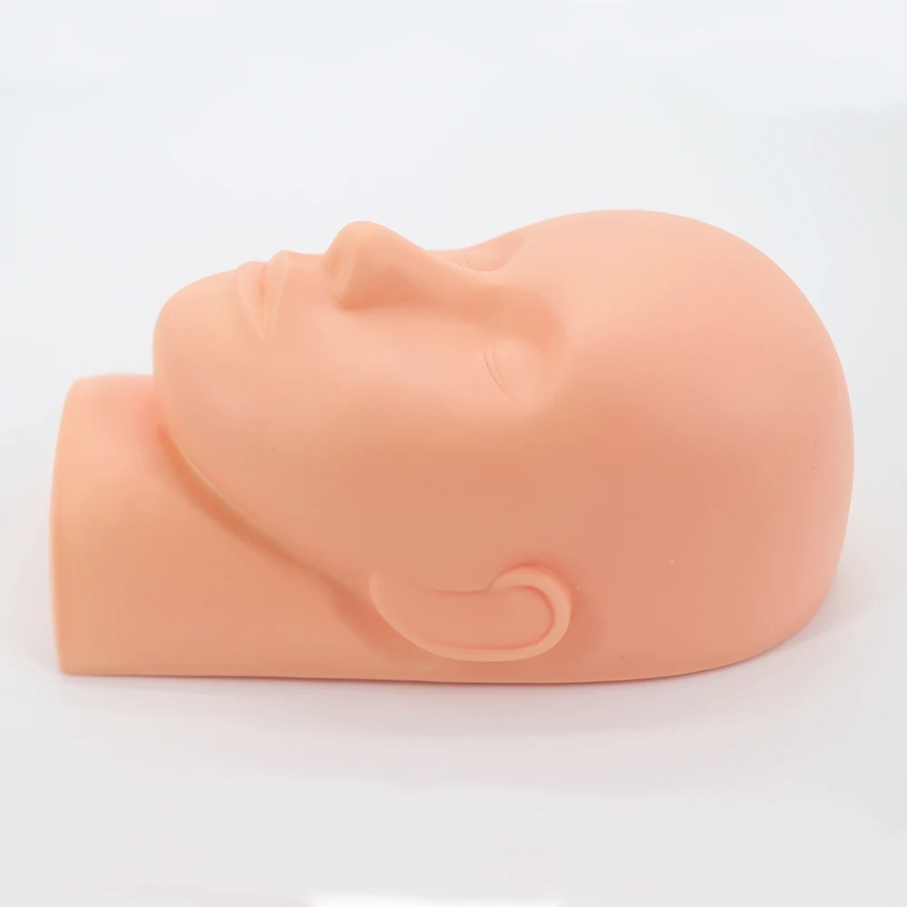 NATUHANA Mannequin Head Flat Eye Facial Eyelash Extension Practice Cosmetic Model Professional Training Heads Makeup Tool NATUHANA Mannequin Head Flat Eye Facial Eyelash Extension Practice Cosmetic Model Professional Training Heads Makeup Tool
