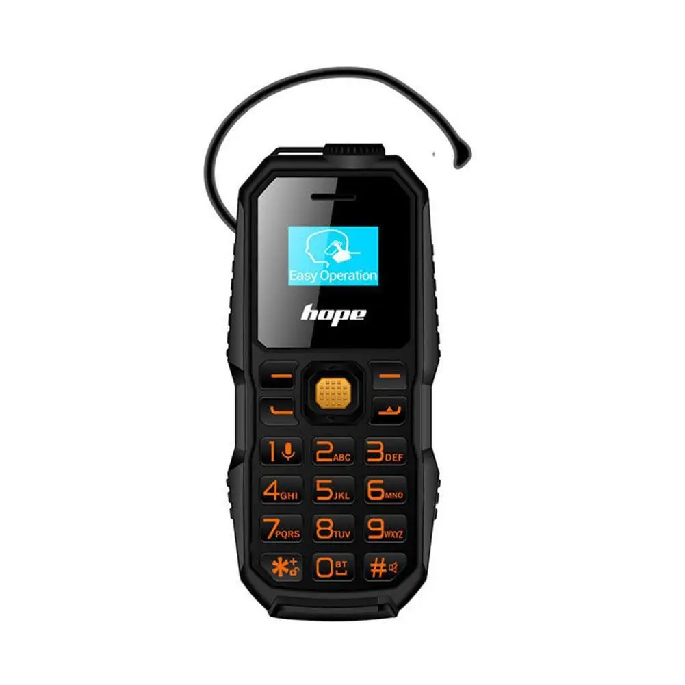 Bluetooth Dial мини мобильный телефон 0,6" маленький экран GSM низкое излучение две sim-карты Bluetooth гарнитура маленький мобильный телефон