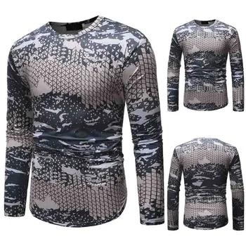 

Fashion Mens Needle show Autumn Long Sleeve Casual Fit Cotton Round Top Blouse Wholesale Free Ship рубашка мужская Z4