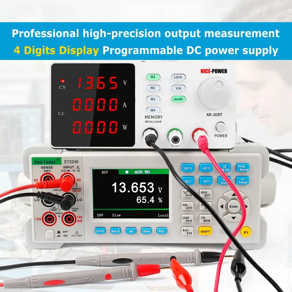 Programmable laboratory power feeding 30v 10a Lab Power supply unit for pc voltage regulator Precise adjustment Source 120V 3A-5