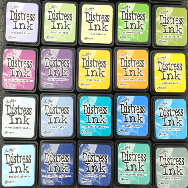 Stamp Pad Ink Pad Color Craft Stamp Rubber Fabric Rubber DIY Work Fingerprint Wedding Gift Scrapbook Accessories stamp pad ink