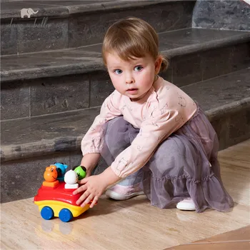 

DBM12758 dave bella spring baby girl's princess cute print mesh dress children fashion party dress kids infant lolita clothes