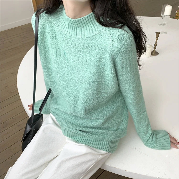 Цена Colorfaith Новинка 2019 осень зима женские свитера Топы пуловеры корейский минималистичный сладкий стиль элегантный повседневный однотонный SW1824