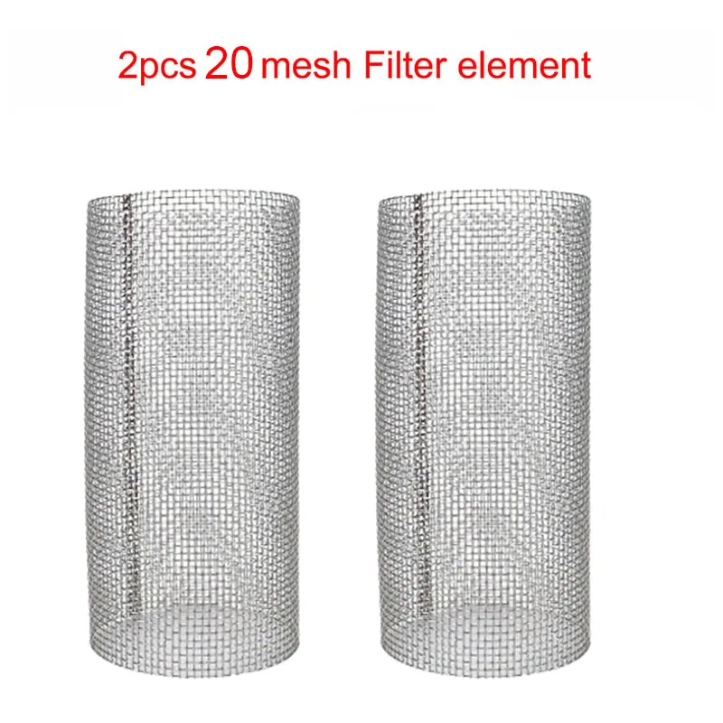 Car Washing Filter 1/2'' 3/4'' 1'' Inch Inline Mesh Strainer Water Pump Filter Irrigation Pipeline Filter Gardening Inlet Water 