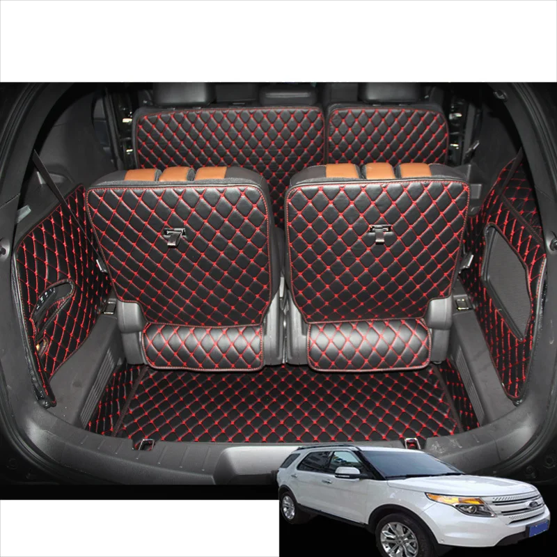 Car Trunk Mats For Ford Explorer Leather Mat Cargo Liner 2011 2012 2013