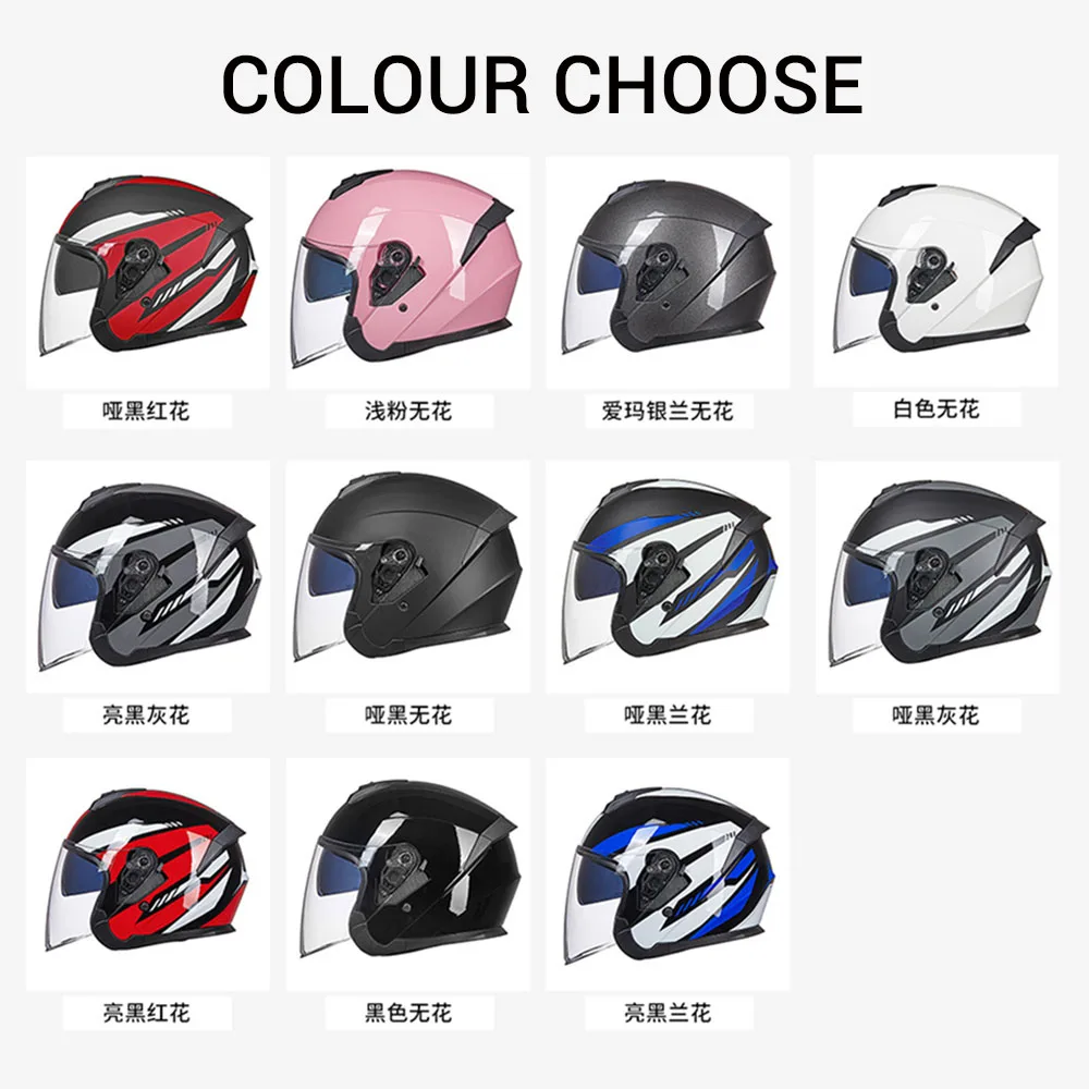 GXT, новинка, мотоциклетный шлем, Мото шлем, половина лица, скутер, лицо, байкер, мотоциклетный шлем для верховой езды, двойные линзы для мужчин и женщин