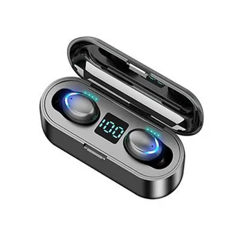 

True Bluetooth Earphones 2200mAh Charging Box Wireless Headphone Sports Handfree Earbud Mini in-Ear Headset Support iOS/Android