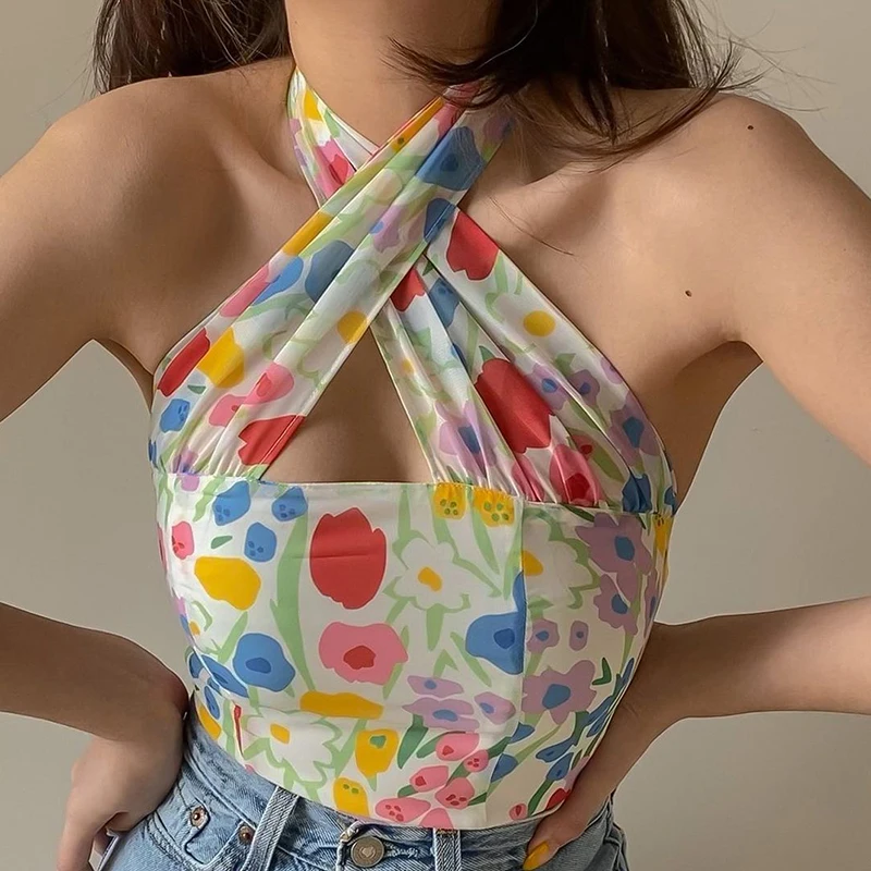 21 Floral Print Halter Sexy Crop Top Summer Women Fashion Bodycon Streetwear Camis Y2k Tees Womens Clothes Camis Aliexpress 21 Floral Print Halter Sexy Crop Top Summer Women Fashion Bodycon Streetwear Camis Y2k Tees Womens Clothes Camis Aliexpress