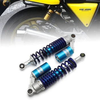 

13.5" 340mm Spring Thickness 8MM Silver Blue Rear Air Shock Absorber Suspension Spring Motorcycle Scooter Dirt Bike Motors D30