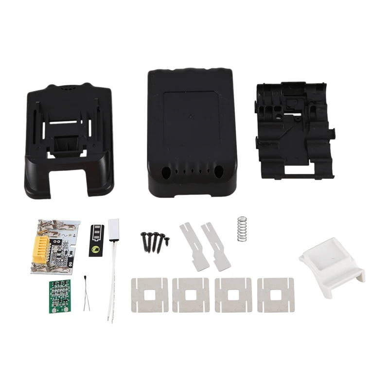 

Replacement for Makita 18V BL1850 BL1830 Battery Case Kit with PCB Circuit Board LED Indicator Power Tools Battery Case