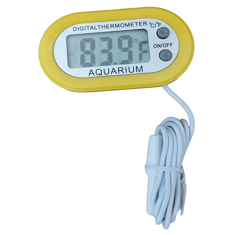 New Creative Aquarium Thermometer With Fuselage Fixed Sucker Can Be Converted To Fahrenheit And Celsius With Switch