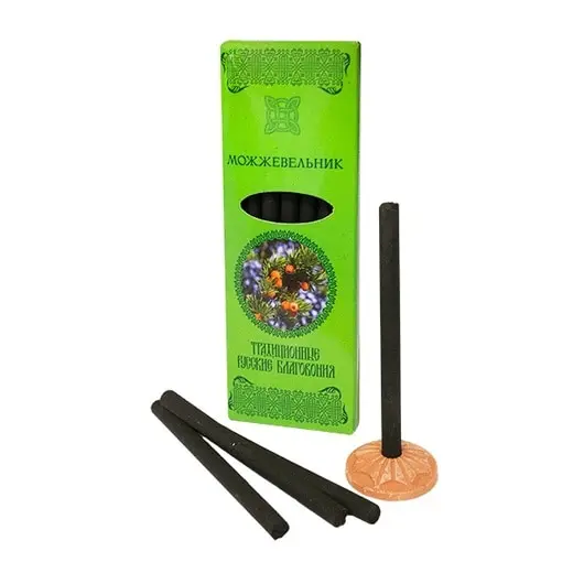 Slavic incense Juniper кадильные candle Russian | Дом и сад