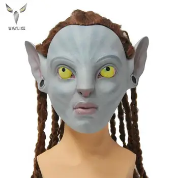 

WayLike Halloween Avatar Latex Resin Mask Adult Party Costume Mask Horror Carnival Cosplay Party Props