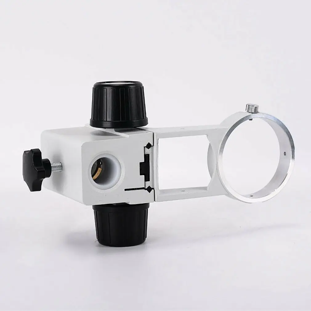 

1 pcs Stereo Microscope Bracket Diameter 76mm Focusing Bracket with Tail Microscope Focusing Bracket