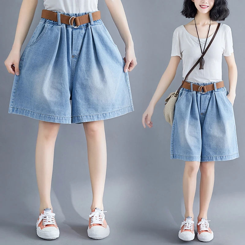 womens denim boyfriend shorts
