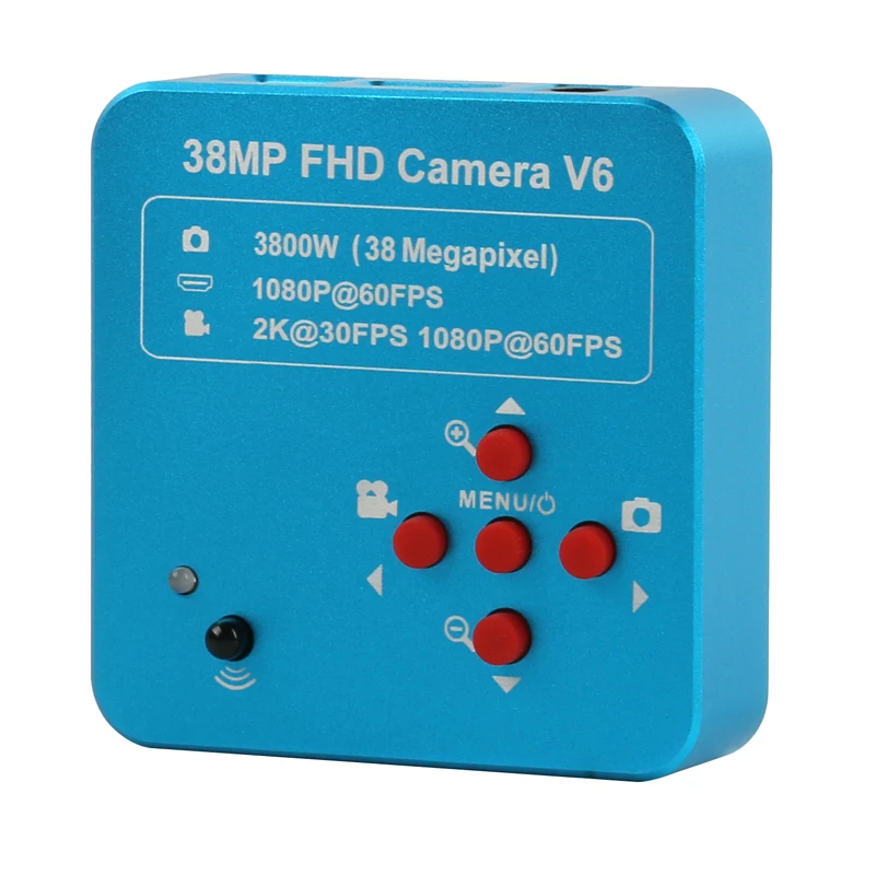 2K 38MP 1080P HDMI USB промышленный электронный цифровой видео микроскоп камера 23,2 мм 0.5X адаптер объектива+ 30/30. 5 мм переходное кольцо