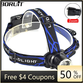 

[TOP SELL!] RJ31 XML T6 LED Headlamp 3-Mode Zoomable Headlight DC Charger Head Torch Camping Fishing Flashlight By 18650 Battery