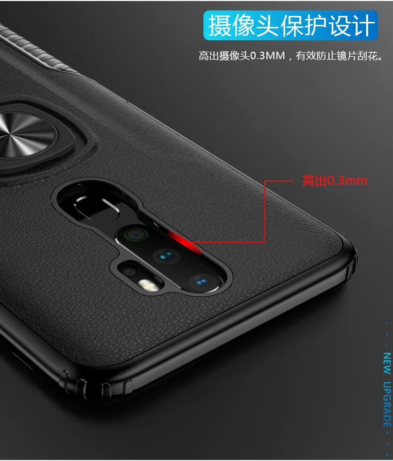 For OPPO A9 Case With Stand Magnet Armor shockproof Protective Back Cover case for oppo a5 A11X
