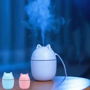 Electric 220ML Air Humidifier Aroma Essential Oil Diffuser USB Plug LED Night Lamp Mini for Home Spa Car Mist Spray Aromatherapy 1