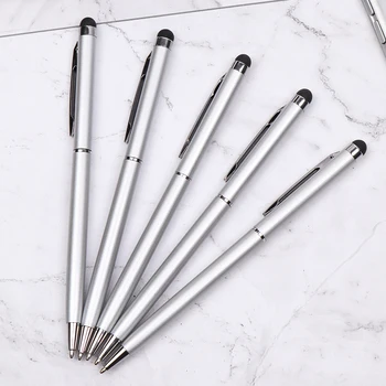

New 1Pc Dual-Use Stylus Touch Capacitive Pen Mobile Phone Universal Touch Screen Pen Ball Pen Waterborne Pen Writing Supplies