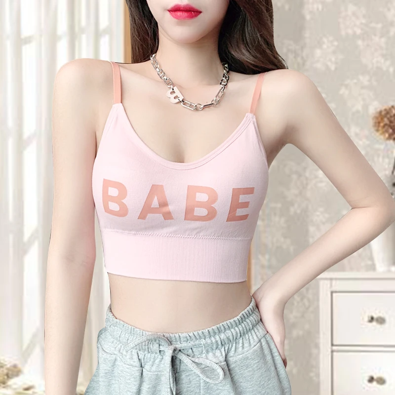 Underwear Women's Bras Tube Tops Fashion Push Up Comfort Bralette New Women's Tops Female Crop Top Rimless Sexy Lingerie