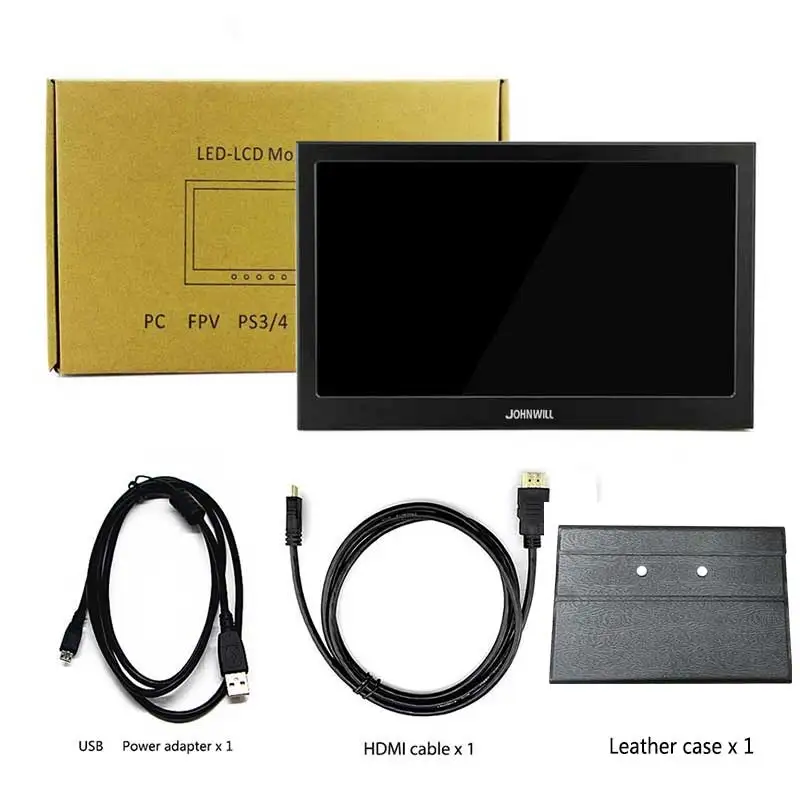Монитор 15,6 дюймов Сенсорный hdmi портативный lcd HD IPS1080P для ПК Raspberry Pi PS4 x360 lcd дисплей xbox CCTV ноутбук