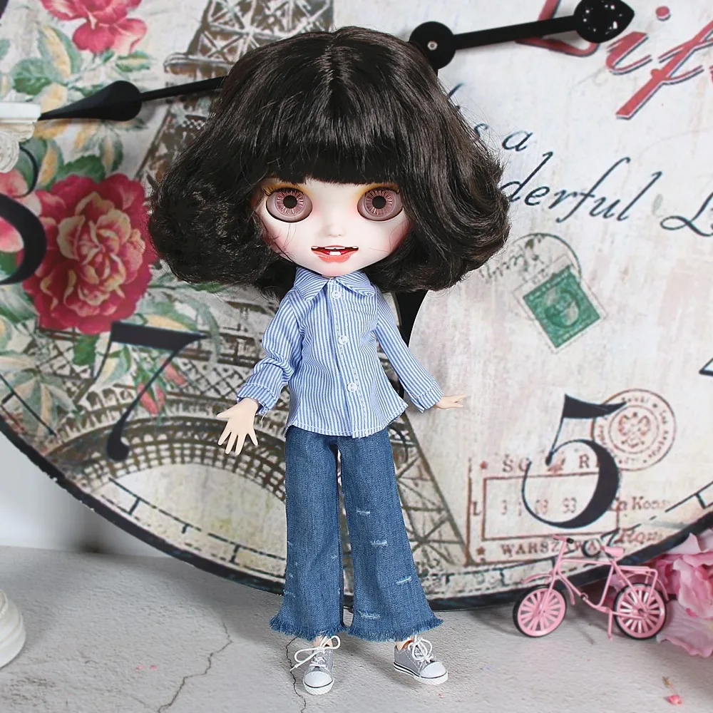 ICY 1/6 Blyth Кукла под заказ № BL950 белая кожа и соединение тела с открытым ртом матовое лицо для девочки Подарочная игрушка