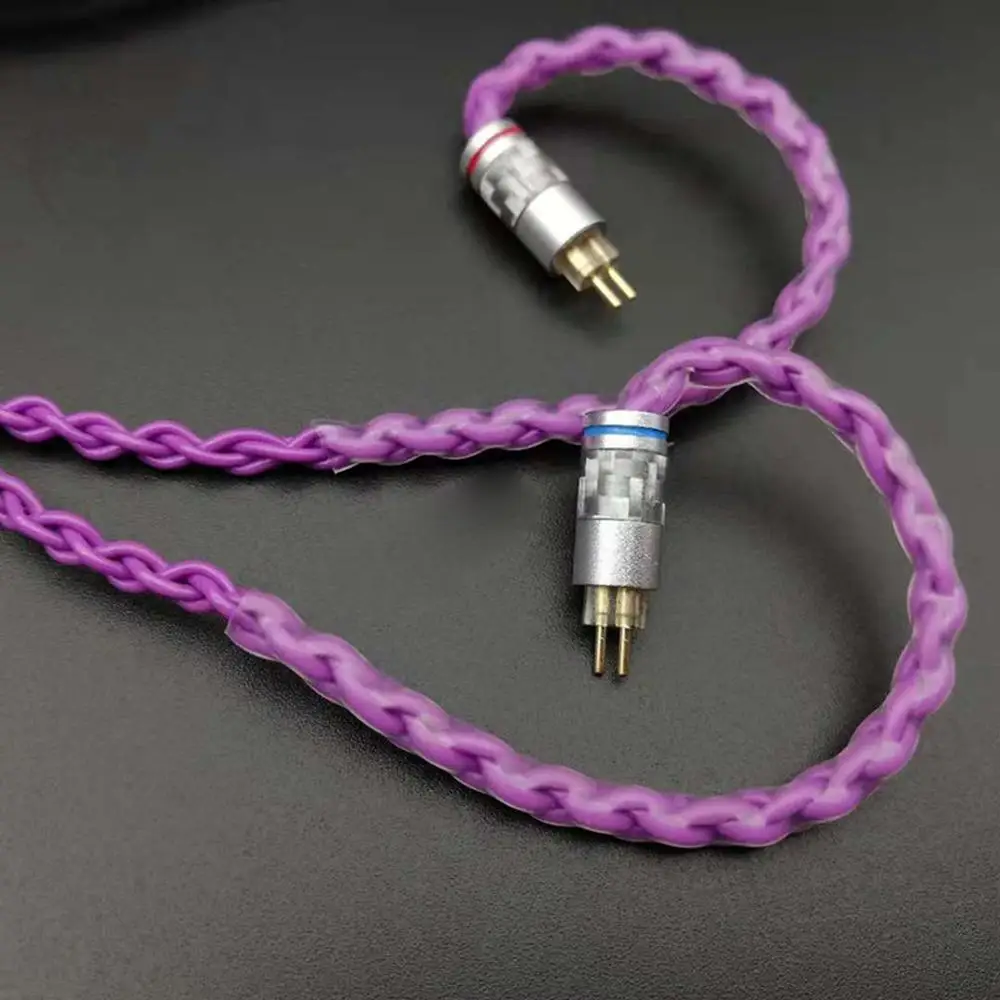 Thouliess 8 Cores silver plated 0 78mm 2Pin Headphone Upgrade Cable For W4r UM3x 1964 Heir 10 A IEM8 0 IEM10 0 KZ zs5 zs3