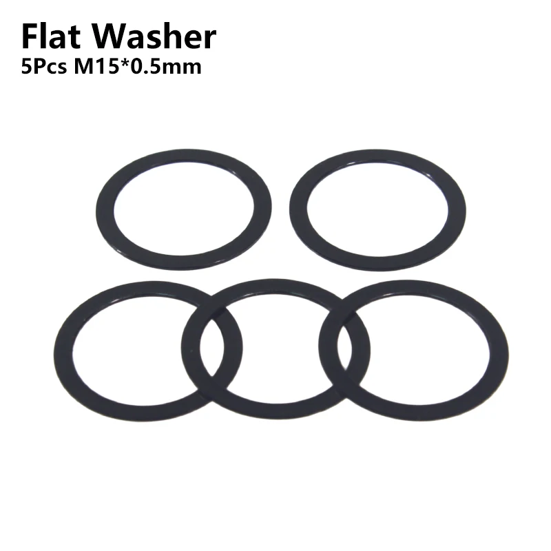 Bicycle Thru Axle Precision Washers - M12 Flat & Conical Collection
