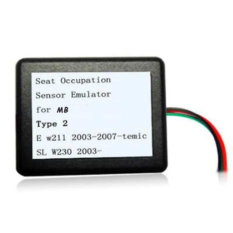 small car inspection equipment Seat Occupancy Occupation Sensor SRS Emulator for Mercedes for MB Type 2 for E W211 SL W230 SLK W171 Type2 portable car battery charger Code Readers & Scanning Tools