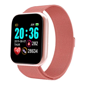 

Fashion Smartwatch Women Waterproof Sports Blood Pressure Electronics Ladies Wrist LED Watch For Andriod Ios Smart watch Clock