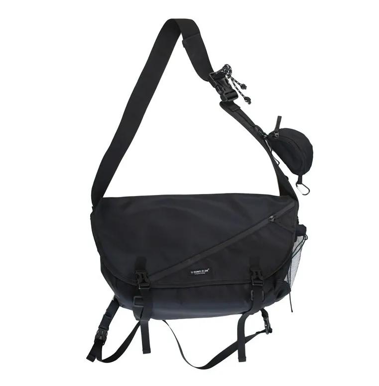 

versatile Tooling Backpack Messenger Bags satchels Japanese street hip hop us pop fashion unisex Personalized shoulder bag