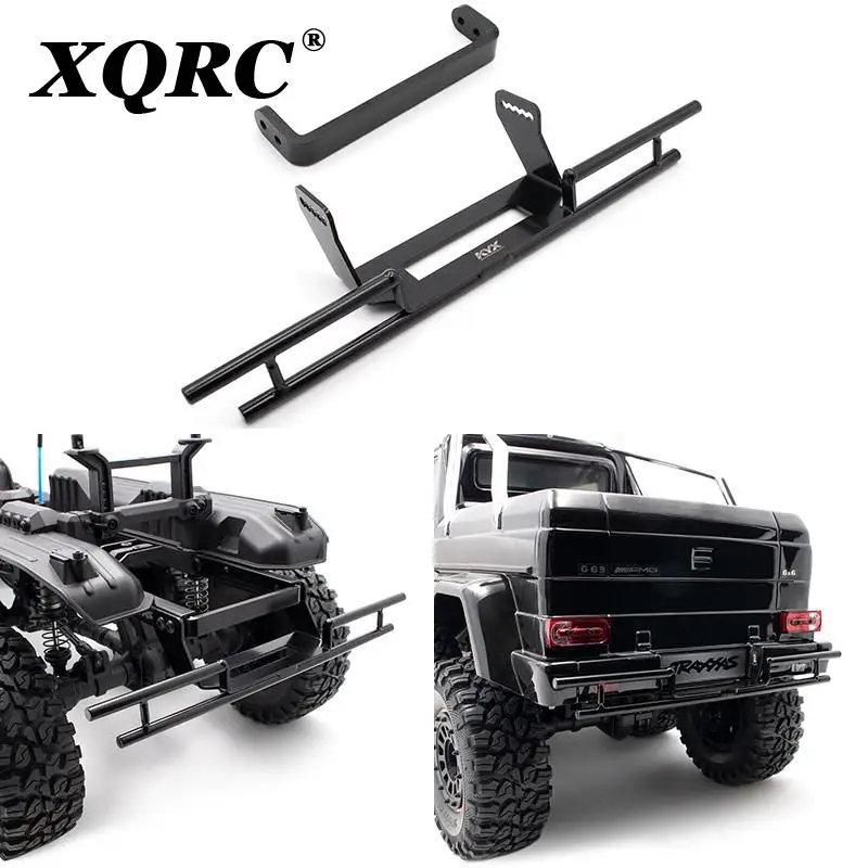 XQRC металлический задний бампер с кронштейном рамы подходит для 1:10 RC track axle to TRAXXAS