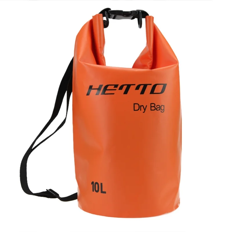 Waterproof Dry Bag Hermetic Backpack 10L 260g Portable PVC Fishing Belt Bag Rafting Kayaking River Trekking Floating Bag