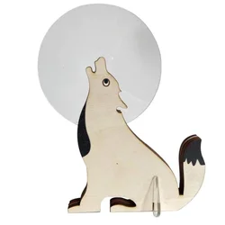 Creative Luminous Animal Ornaments - Wood and Acrylic Art Decor (D)
