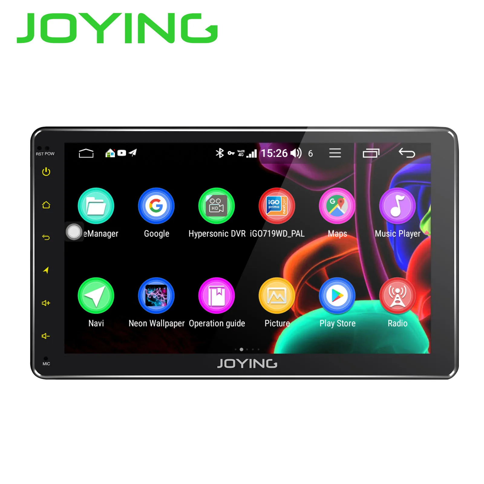 JOYING 2 din автомагнитола Android 8,1 Восьмиядерный 8 дюймов 1024*600 поддержка 4G Быстрая загрузка DSP SWC gps навигация Универсальная автомобильная магнитола HD