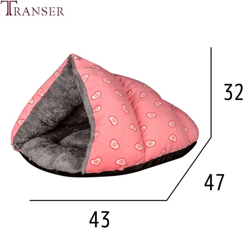 Transer кровать для кошки для новорожденных, для щенков, спальные мешки, зимние, сохраняющие тепло, мягкий плюшевый коврик для отдыха, удобные кровати для собак 910