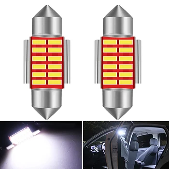 

2x C5W LED CANBUS Bulb Festoon 31mm 36mm 39mm 41mm C10W Car Interior License Plate Light For BMW E60 E46 F10 X3 X5 E39 E61 E36